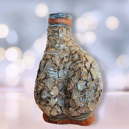 Click to view detail for SL-558 Vessel, Ode to Gaudi VIII, Porcelain & Stoneware $395